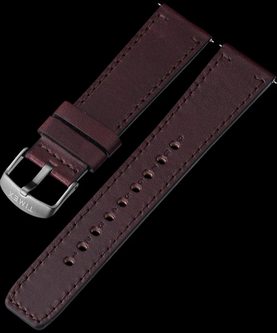 Timex Straps*22mm Quick Release Leather Strap