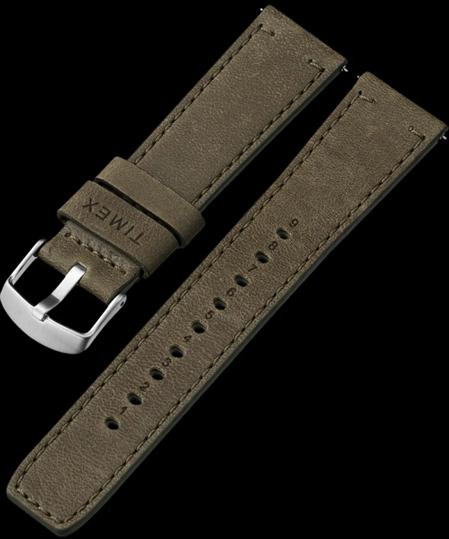 Timex Straps*22mm Quick Release Leather Strap