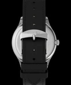 Timex Leather|Black Watches*Modern Easy Reader® 40mm Leather Strap Watch