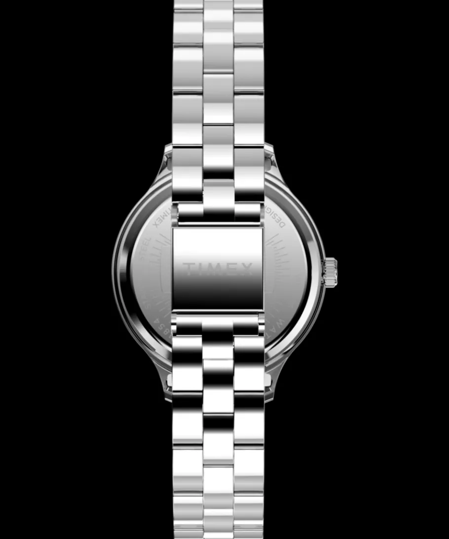 Women Timex Silver-tone|Bracelet*Peyton 32mm Stainless Steel Bracelet Watch