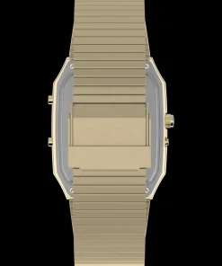 Timex Vintage|Stainless Steel*Q ® 1982 Ana-Digi Reissue 33mm Stainless Steel Bracelet Watch