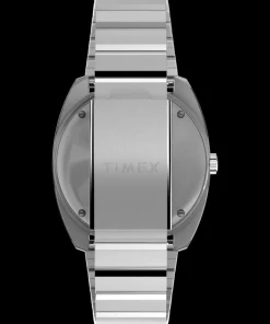 Women Timex Silver-tone|Bracelet*Q 1975 Enigma Reissue 37mm Stainless Steel Bracelet Watch