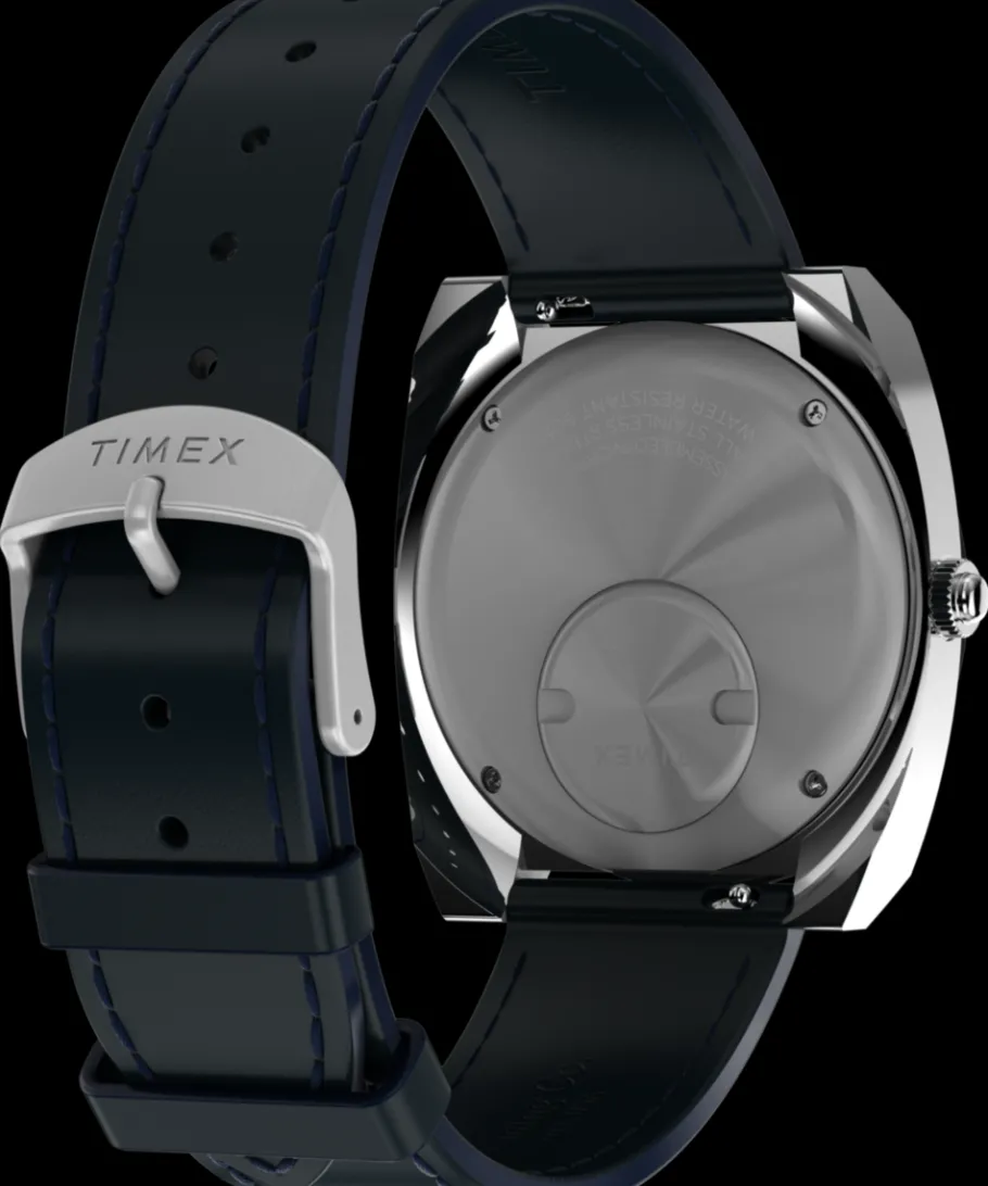Timex Leather|Father's Day Gifts*Q ® 1972 World Time 39mm Leather Strap Watch