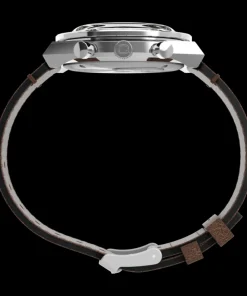 Timex Vintage|Leather*Q Chronograph 40mm Leather Strap Watch