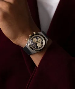 Timex Vintage|Leather*Q ® Chronograph 40mm Leather Strap Watch