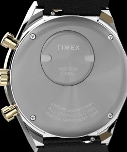 Timex Vintage|Leather*Q ® Chronograph 40mm Leather Strap Watch