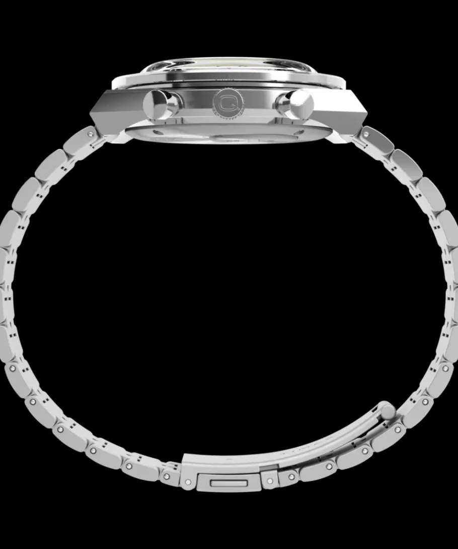 Timex Vintage|Stainless Steel*Q Chronograph 40mm Stainless Steel Bracelet Watch