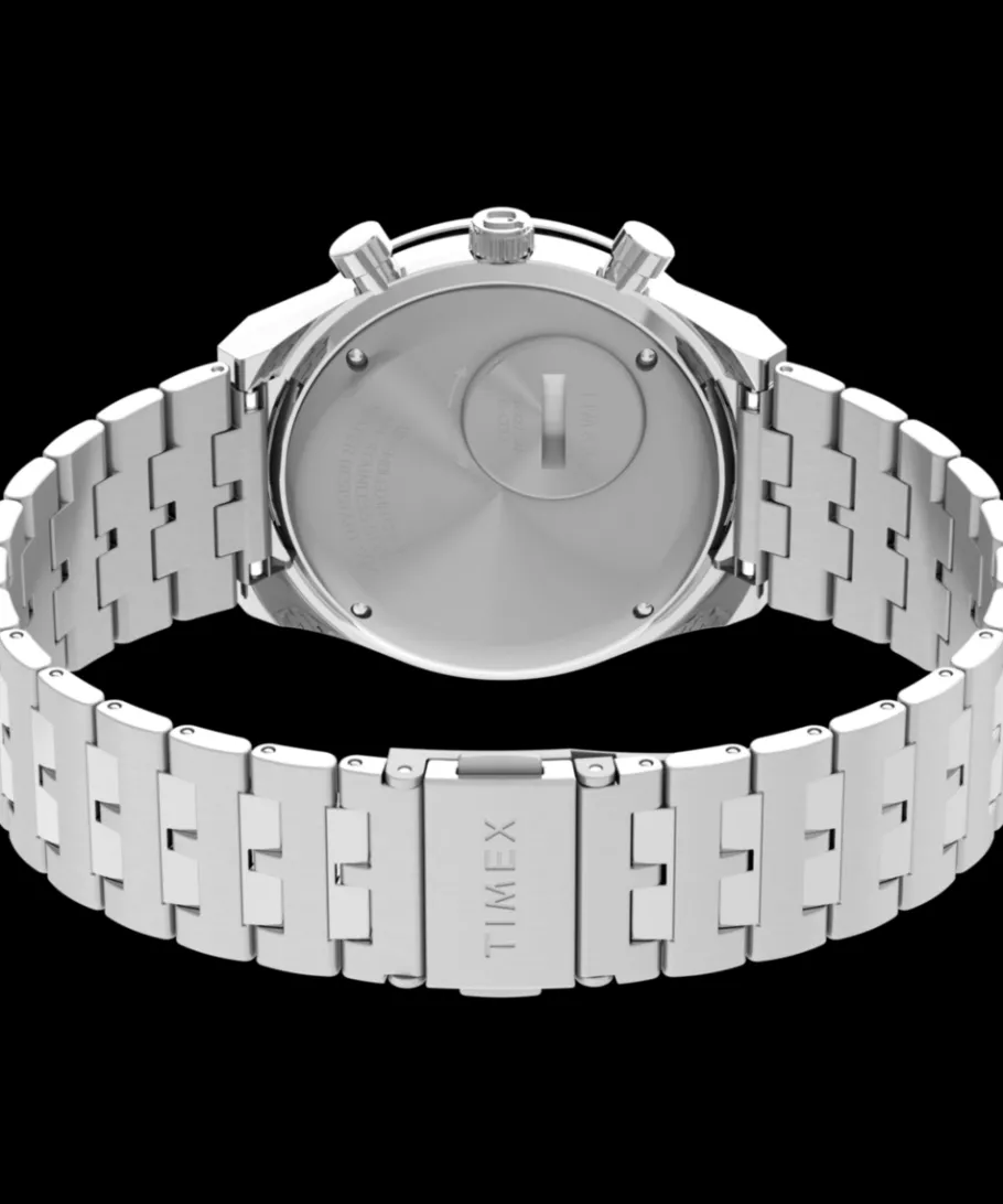 Timex Vintage|Stainless Steel*Q Chronograph 40mm Stainless Steel Bracelet Watch