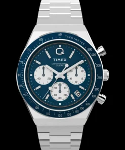 Timex Vintage|Chronograph*Q Chronograph 40mm Stainless Steel Bracelet Watch