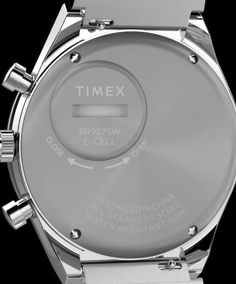 Timex Vintage|Chronograph*Q Chronograph 40mm Stainless Steel Bracelet Watch