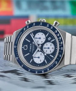 Timex Vintage|Chronograph*Q Chronograph 40mm Stainless Steel Bracelet Watch