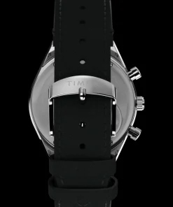 Timex Leather|Chronograph*Q Chronograph x Peanuts Snoopy 40mm Leather Strap Watch