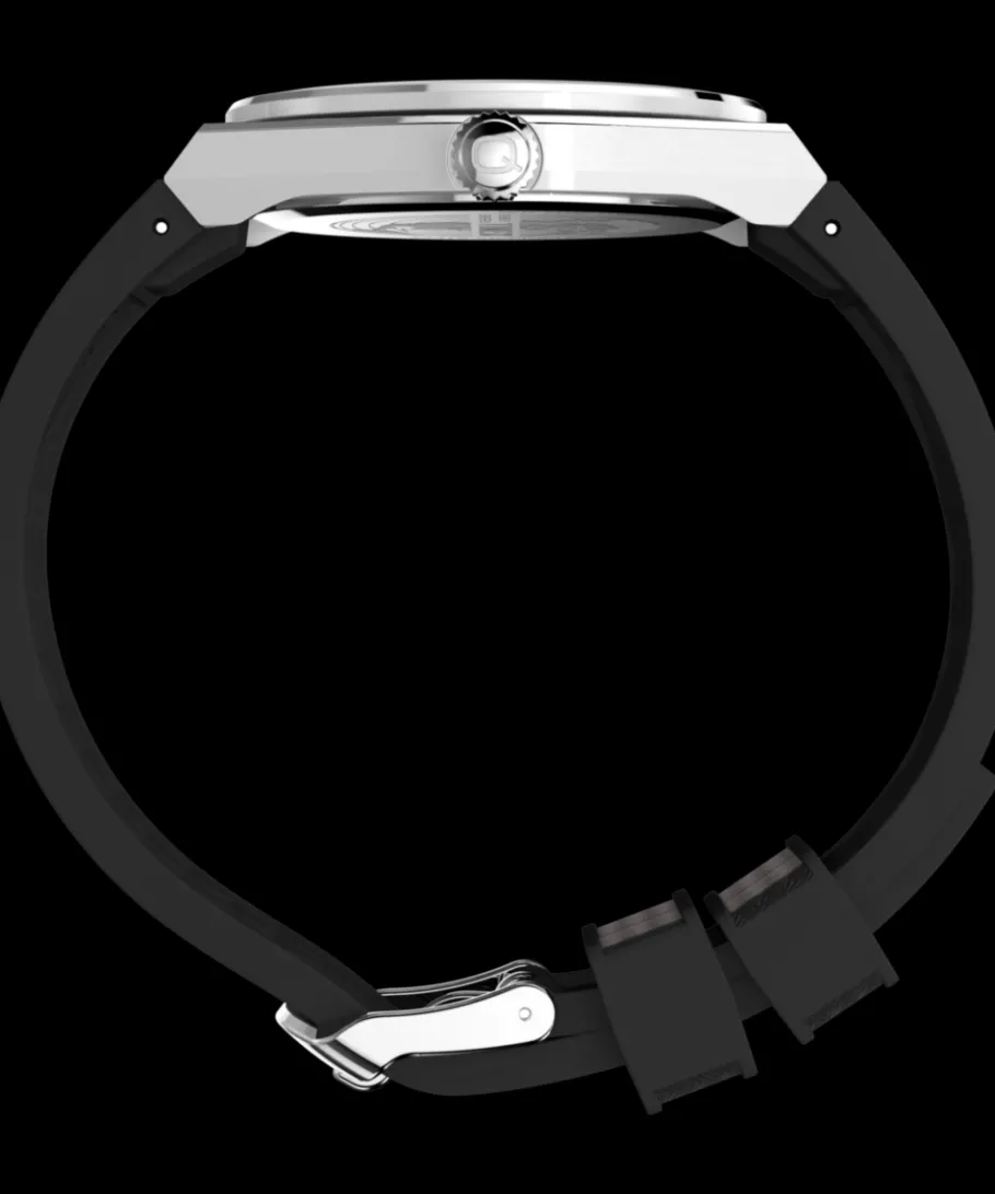 Timex Vintage|Father's Day Gifts*Q ® Continental GMT 39mm Synthetic Rubber Strap Watch