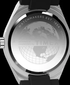 Timex Vintage|Father's Day Gifts*Q ® Continental GMT 39mm Synthetic Rubber Strap Watch
