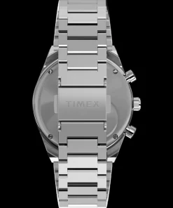 Timex Vintage|Stainless Steel*Q Falcon Eye Chronograph 40mm Stainless Steel Bracelet Watch