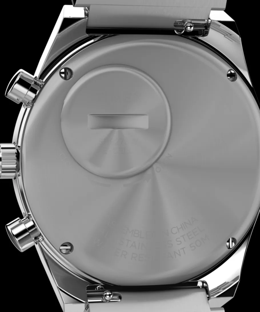 Timex Vintage|Stainless Steel*Q Falcon Eye Chronograph 40mm Stainless Steel Bracelet Watch