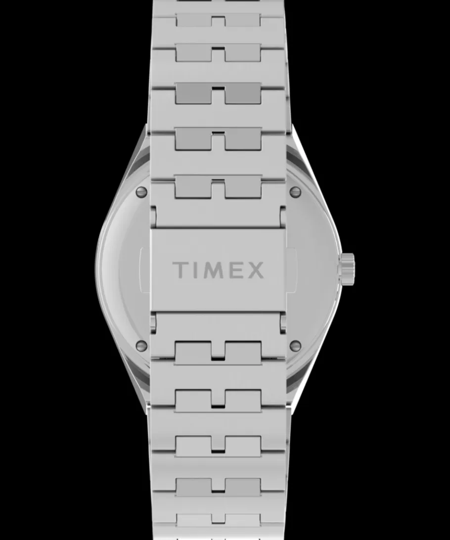 Timex Vintage|Stainless Steel*Q GMT 38mm Stainless Steel Bracelet Watch