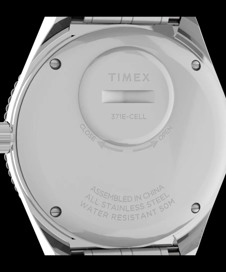 Timex Vintage|Stainless Steel*Q GMT 38mm Stainless Steel Bracelet Watch