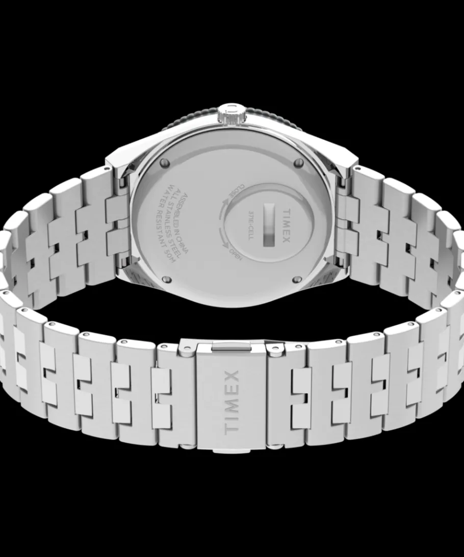 Timex Vintage|Stainless Steel*Q GMT 38mm Stainless Steel Bracelet Watch