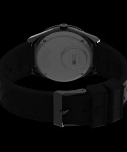 Timex Vintage|Military Inspired*Q GMT 38mm Synthetic Rubber Strap Watch