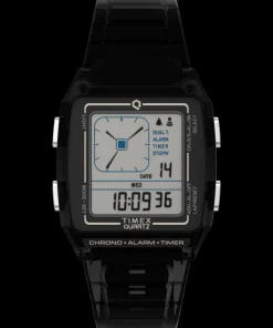 Women Timex Digital|Vintage*Q LCA 35mm Resin Strap Watch