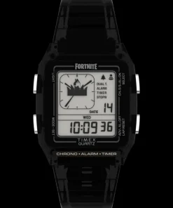 Women Timex Digital|Digital*Q LCA x Fortnite® 35mm Resin Strap Watch