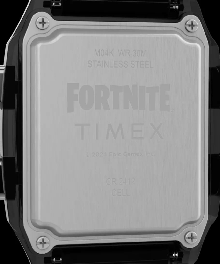 Women Timex Digital|Digital*Q LCA x Fortnite® 35mm Resin Strap Watch