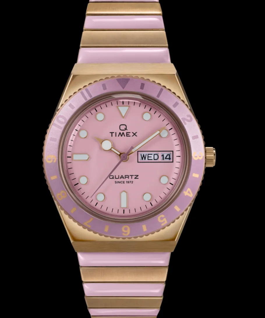 Women Timex Bracelet*Q ® 36mm Stainless Steel Expansion Band Watch