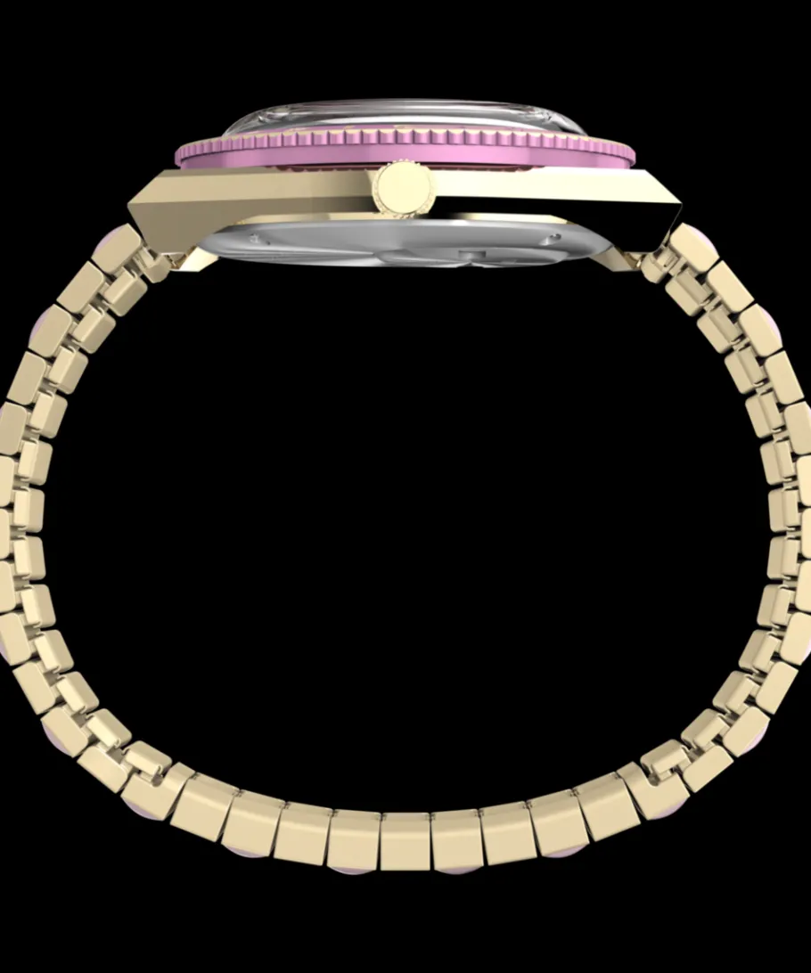 Women Timex Bracelet*Q ® 36mm Stainless Steel Expansion Band Watch