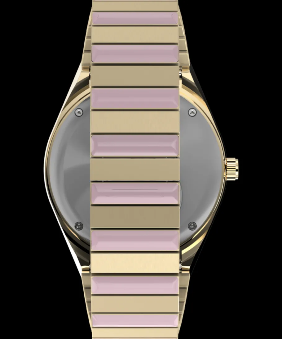 Women Timex Bracelet*Q ® 36mm Stainless Steel Expansion Band Watch