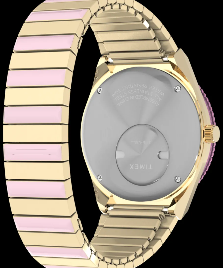Women Timex Bracelet*Q ® 36mm Stainless Steel Expansion Band Watch