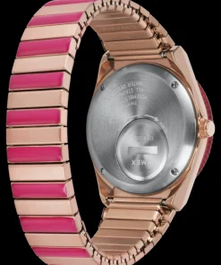 Women Timex Bracelet*Q 36mm Stainless Steel Expansion Band Watch