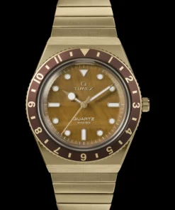 Women Timex Gold-tone|Bracelet*Q ® 36mm Stainless Steel Expansion Band Watch