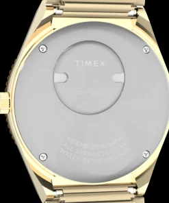 Women Timex Gold-tone|Bracelet*Q ® 36mm Stainless Steel Expansion Band Watch