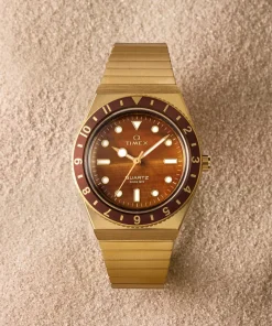 Women Timex Gold-tone|Bracelet*Q ® 36mm Stainless Steel Expansion Band Watch