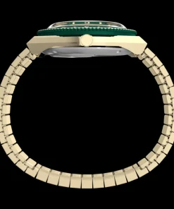 Women Timex Gold-tone|Bracelet*Q ® 36mm Stainless Steel Expansion Band Watch