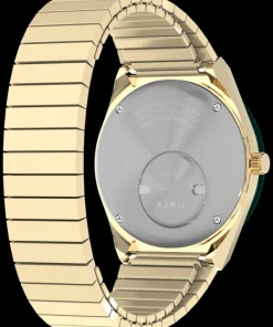 Women Timex Gold-tone|Bracelet*Q ® 36mm Stainless Steel Expansion Band Watch
