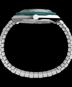 Women Timex Silver-tone|Bracelet*Q ® 36mm Stainless Steel Expansion Band Watch