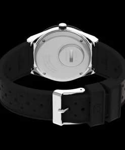 Timex Vintage|Black Watches*Q 38mm Synthetic Rubber Strap Watch