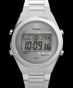 Timex Vintage|Stainless Steel*Q ® Q80 Continental 39mm Stainless Steel Bracelet Watch