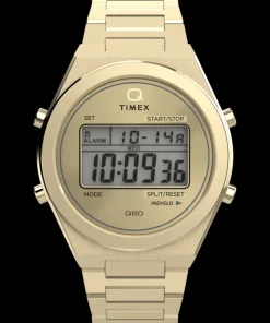 Timex Vintage|Stainless Steel*Q ® Q80 Continental 39mm Stainless Steel Bracelet Watch
