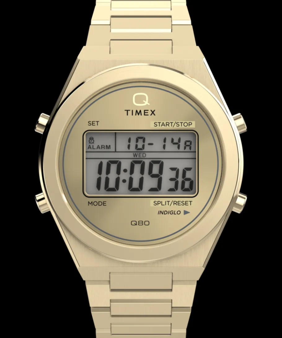 Timex Vintage|Stainless Steel*Q ® Q80 Continental 39mm Stainless Steel Bracelet Watch