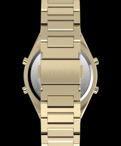 Timex Vintage|Stainless Steel*Q ® Q80 Continental 39mm Stainless Steel Bracelet Watch