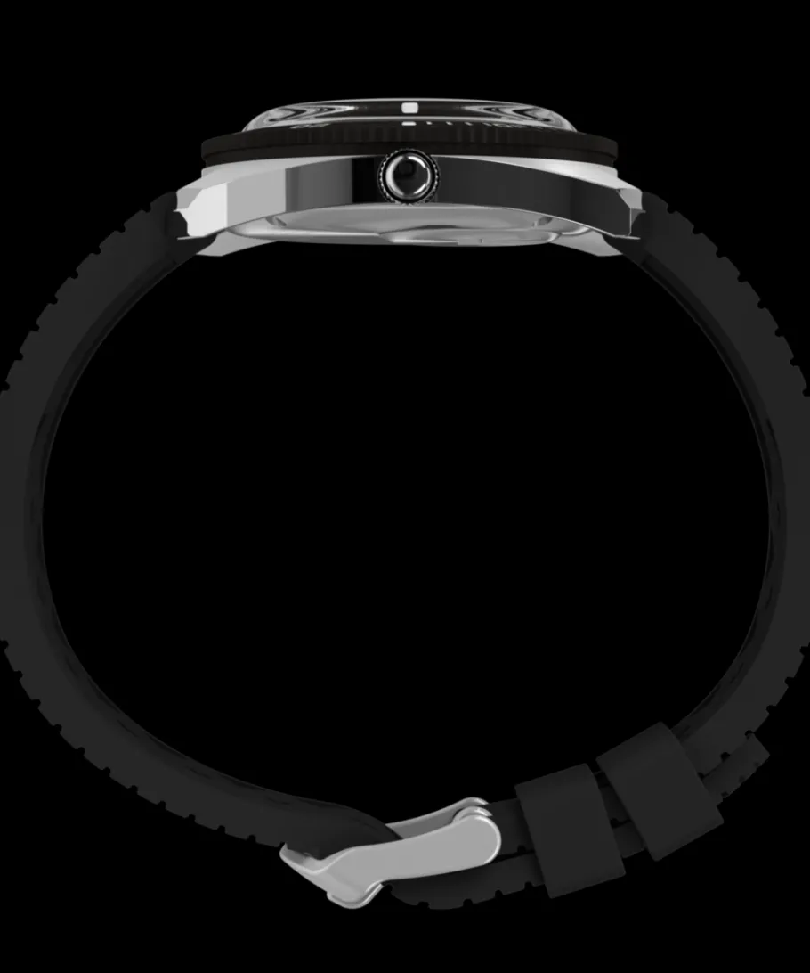 Timex Vintage|Father's Day Gifts*Q Reissue 1971 Velocity 36mm Synthetic Rubber Strap Watch