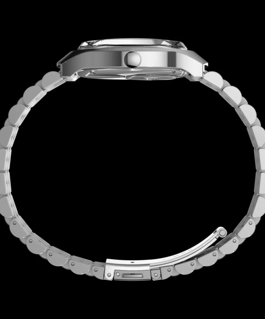 Timex Vintage|Stainless Steel*Q Reissue Dégradé 38mm Stainless Steel Bracelet Watch