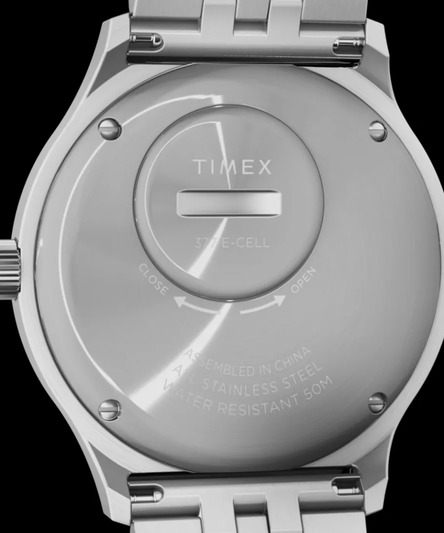 Timex Vintage|Stainless Steel*Q Reissue Dégradé 38mm Stainless Steel Bracelet Watch