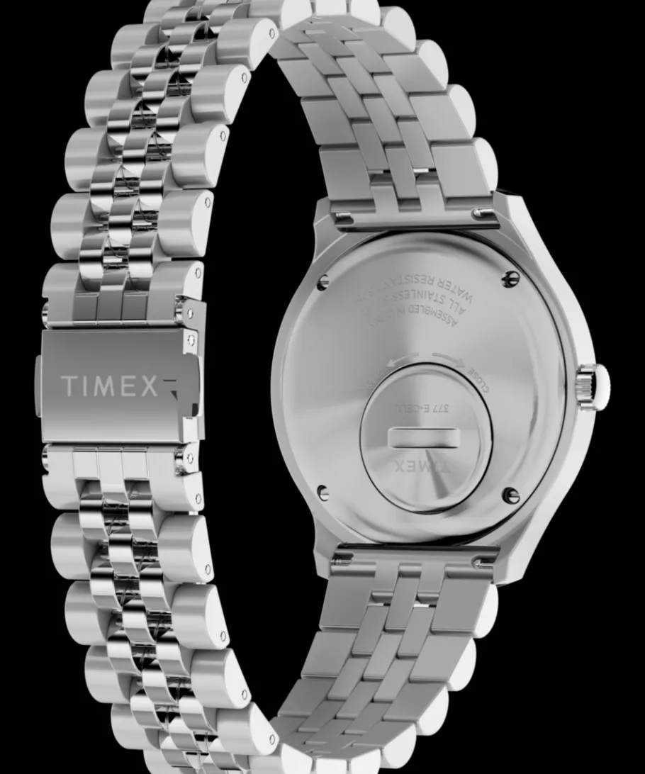 Timex Vintage|Stainless Steel*Q Reissue Dégradé 38mm Stainless Steel Bracelet Watch