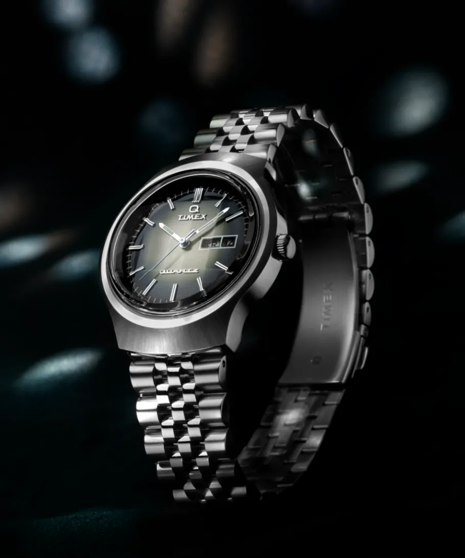 Timex Vintage|Stainless Steel*Q Reissue Dégradé 38mm Stainless Steel Bracelet Watch