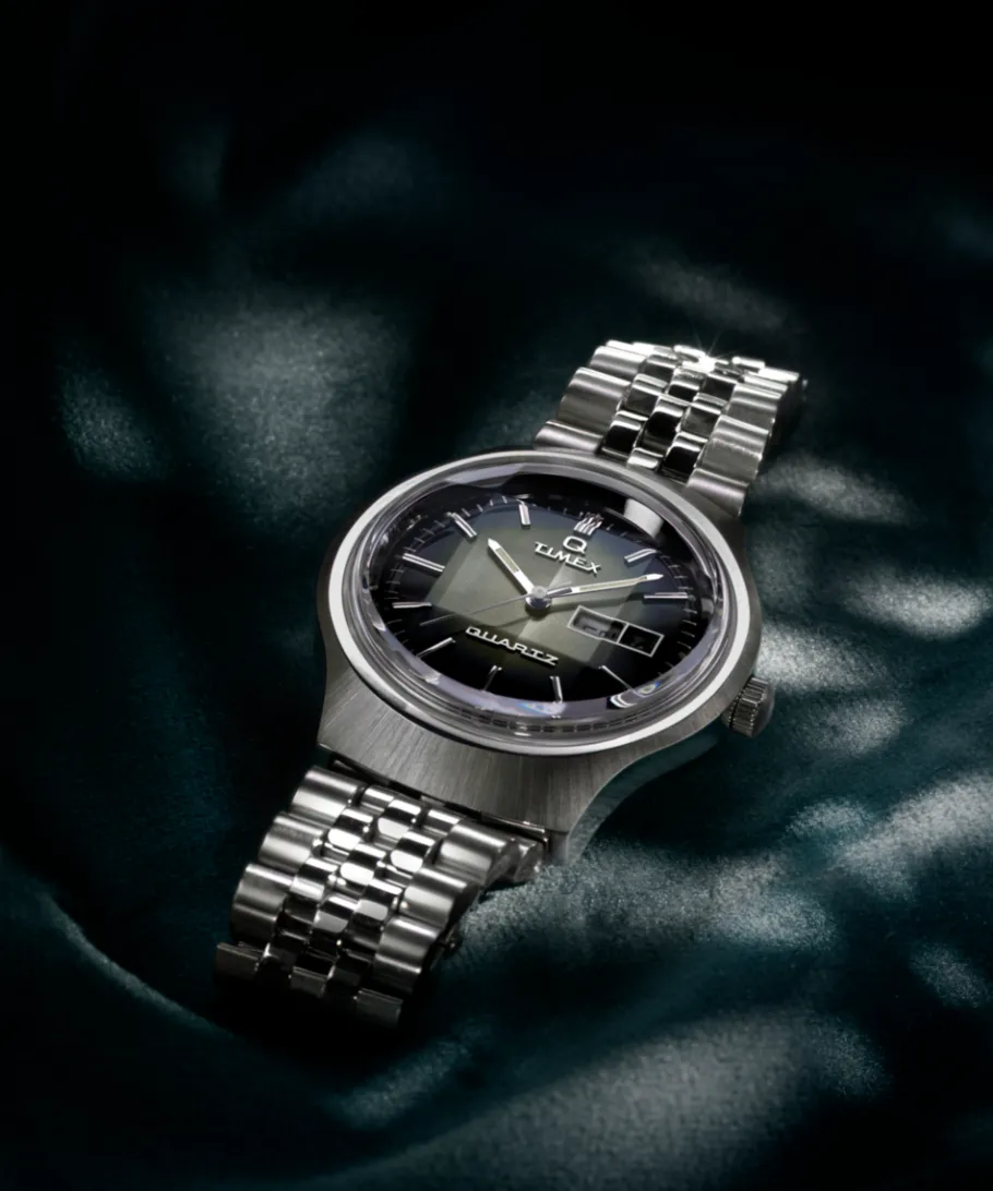 Timex Vintage|Stainless Steel*Q Reissue Dégradé 38mm Stainless Steel Bracelet Watch