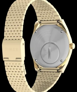 Timex Vintage|Stainless Steel*Q ® Falcon Eye 38mm Stainless Steel Bracelet Watch